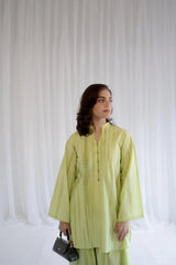 ILMA Lemon 2-PIECE Stitched Dress. (Farshi Shalwar)