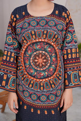 MATKA Mirror Work 2 Pc Stitched Dress