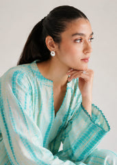 ILMA Aqua 2-PIECE Stitched Dress. (Farshi Shalwar)