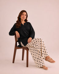 Black Polka Premium 2-Piece Suit