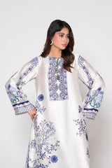 Sapphire Bloom Kaftan