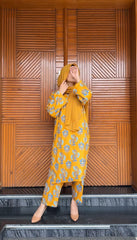 KANWAL Printed Stitched 2 Piece Suit Co-Ords