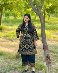 Rainbow Printed Stitched 2 Piece Suit Co-Ords