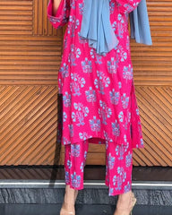 KANWAL Printed Stitched 2 Piece Suit Co-Ords