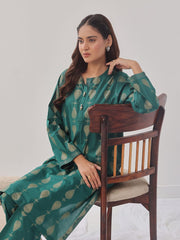 CHAMBELI Block Print 2-PIECE Stitched Dress.