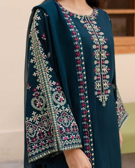 NIHAN EMBROIDERED 3-PIECE Stitched Dress.