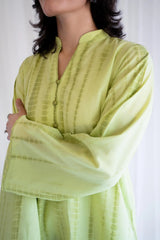 ILMA Lemon 2-PIECE Stitched Dress. (Farshi Shalwar)
