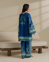 Royal Blue Digital Printed 2-Piece Suit 💙