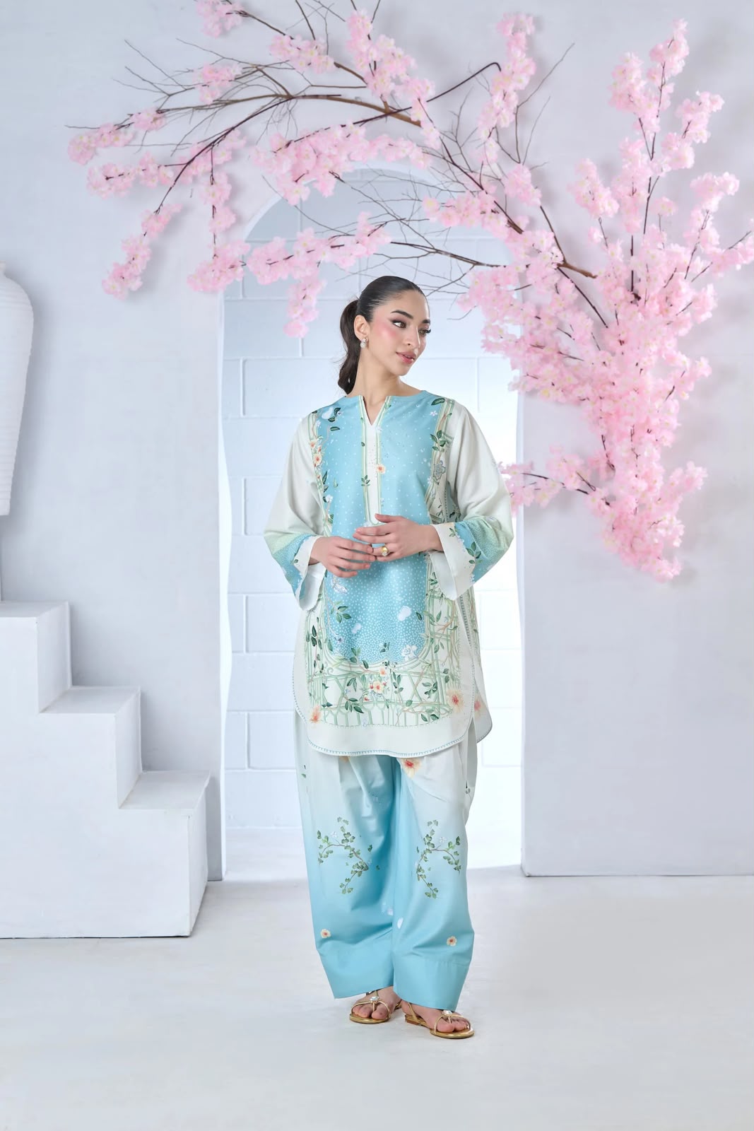 Ayleen Digital Printed  2-Piece Suit