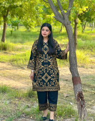 Rainbow Printed Stitched 2 Piece Suit Co-Ords